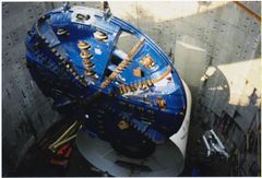 7M cutting head being located into correct position.